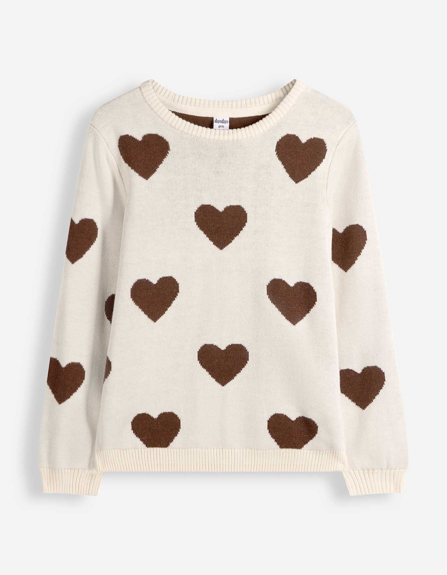 Pullover - Allover-Muster - Hellgelb