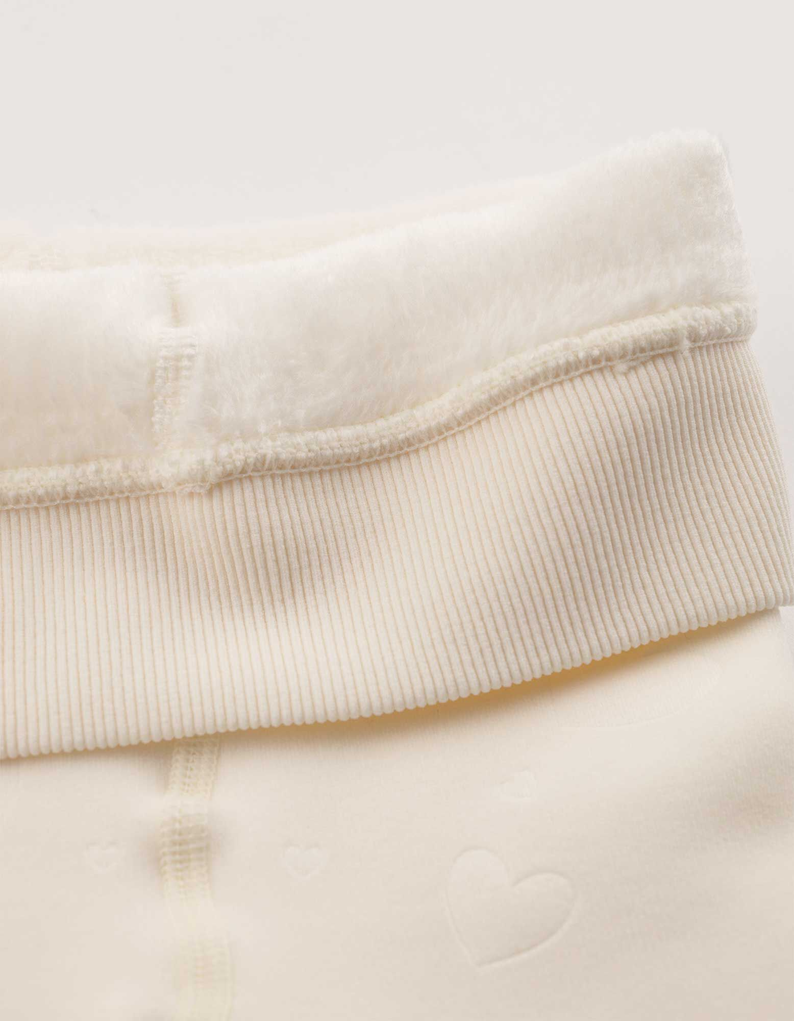 Leggings - gemustert - Off-White