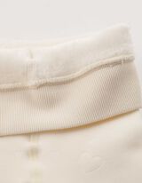 Leggings - gemustert - Off-White