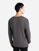 Mar&scaron;kinėliai ilgomis rankovėmis - Laisvo stiliaus - tamsiai pilkas