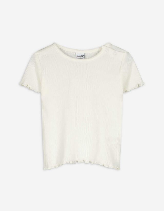 Shirt - einfarbig - weiß