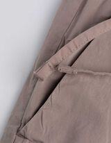 Nohavice - Elastick&yacute; p&aacute;s - bezova