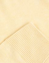 Trui - Ronde hals - lichtgeel