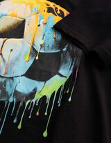 T-shirt - Voorkantprint - Zwart