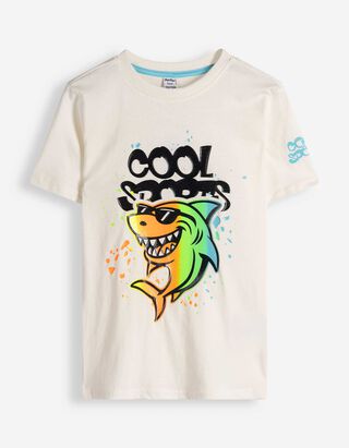 T-Shirt - Print - wei&szlig;