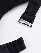 Bikinitop - einfarbig - schwarz