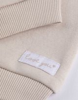 Ensemble comprenant une sweat veste, un pantalon et un T-shirt - Imprimé - blanc