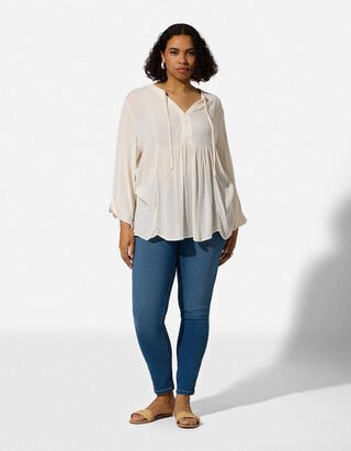Jeggings - blau