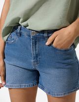 Short en jean - Coupe Regular Fit - Bleu