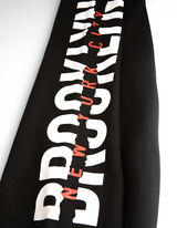 Hlače za jogging - Print s porukom - crna