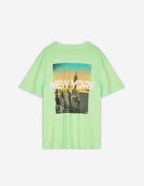 Marškinėliai - Nugaros raštas - sviesiai zalias