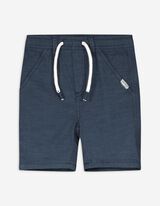 Pantaloncini - Vita elasticizzata - blu scuro