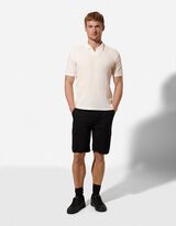 Poloshirt - Relax Fit - wei&szlig;
