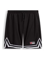 Souprava trička a kalhot - S&iacute;ťovina - cern&aacute;