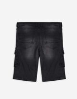 Bermuda &scaron;ortai  - Reguliuojama apačia - juodas