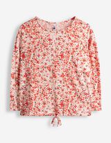 Shirt - Knotendetail - wei&szlig;