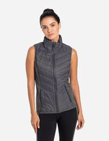 Gilet trapuntato - Cuciture impunturate - grigio scuro