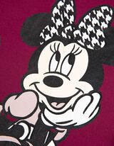 Set composto da felpa e leggings - Minnie - rosso scuro