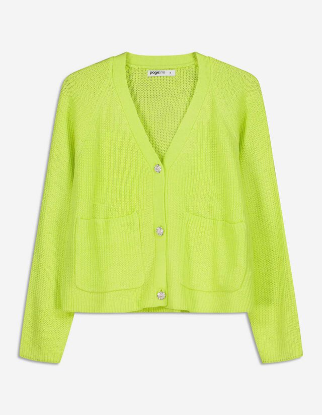Cardigan - Verde deschis