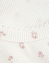 T-shirt - Geschulpte zoom - wit