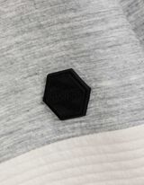 Sweatshirt - Color-Blocking - grau