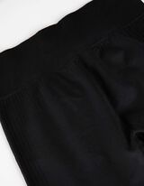 Leggings - Material respirabil - Negru