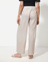 Pantaloni - Vita alta - bianco