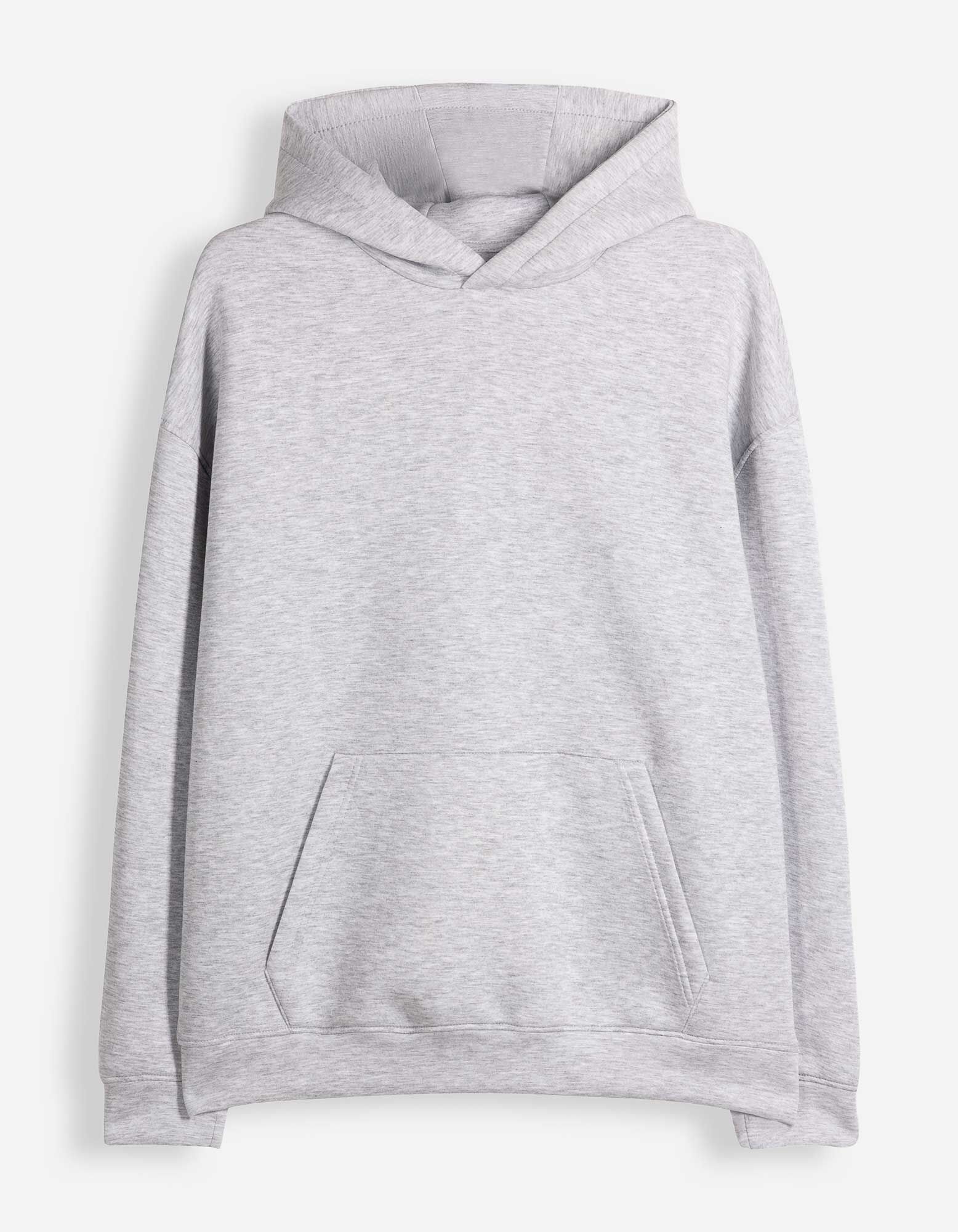 Sweatshirt - Oversized Fit - Hellgrau