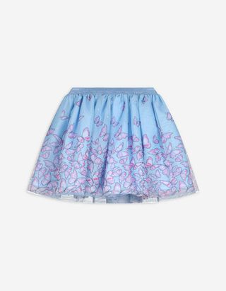 Rock - Glitzerprint - hellblau Rock - Glitzerprint - hellblau