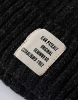 Fejre simuló sapka - Kötött ruha - sötétszürke