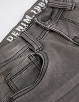 Džínsy - Obnosený vzhľad - tmavoseda