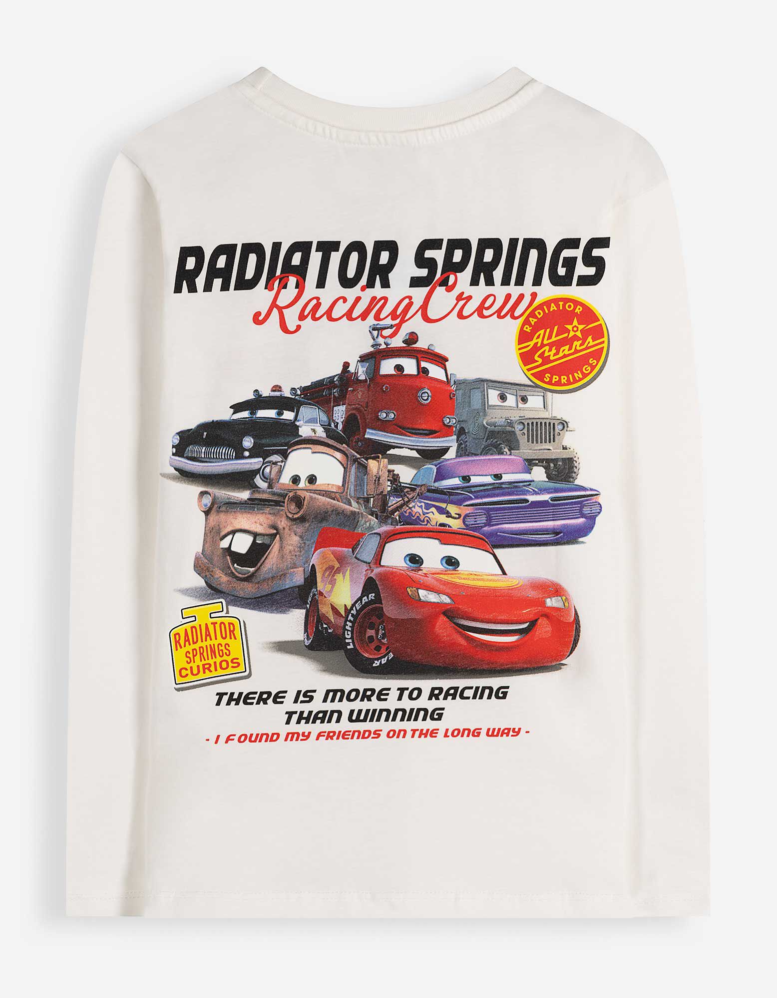 Langarmshirt - Cars - Off-White