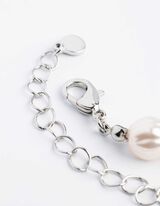 Kette - Zierperlen - beige