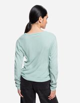 Hossz&uacute; ujj&uacute; felső - K&ouml;t&ouml;tt ruha - t&uuml;rkiz