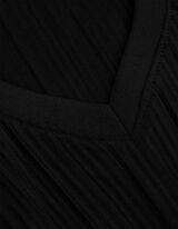 T-shirt - Plis plissés - Noir