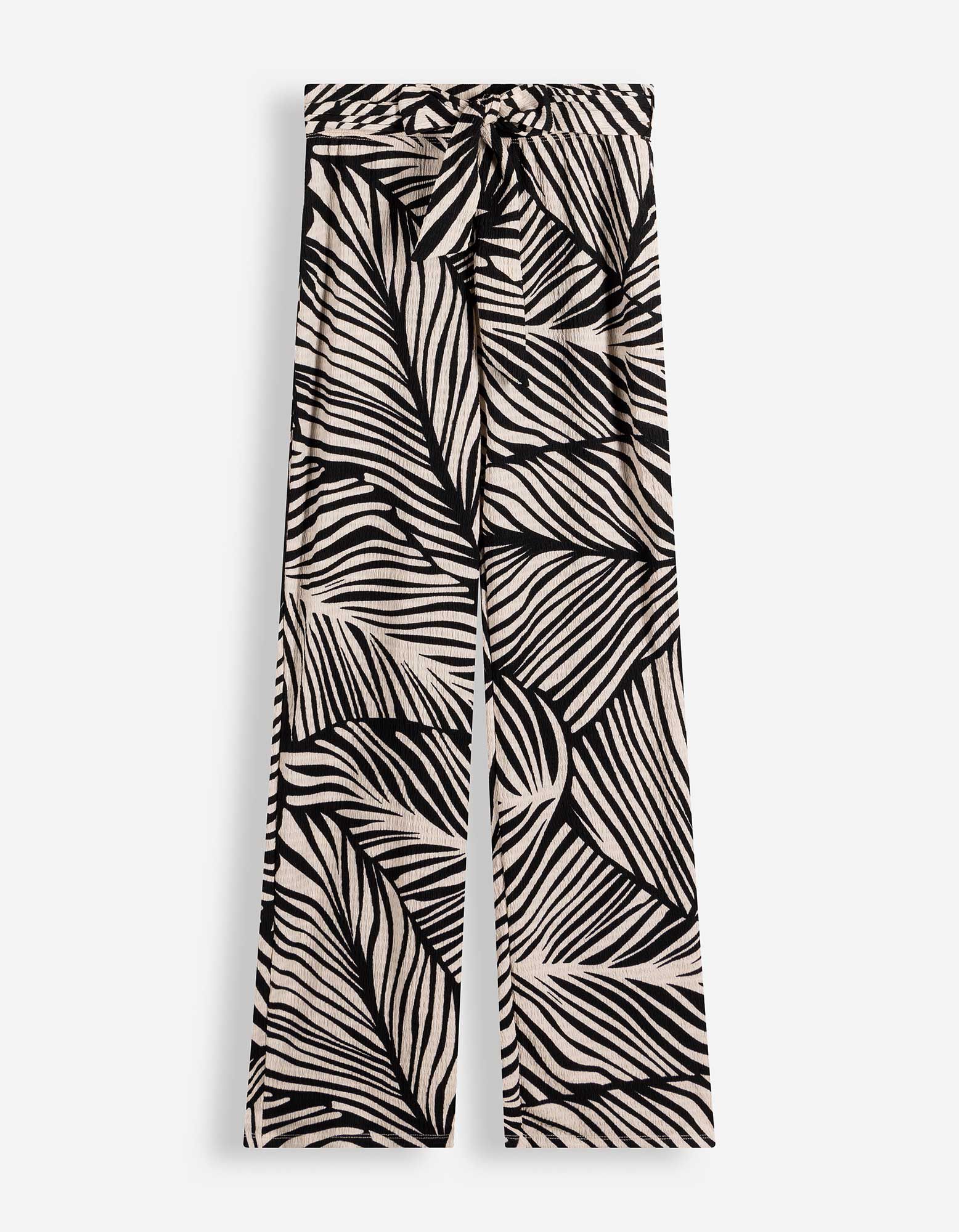 Hose - Bindeg&uuml;rtel - Beige