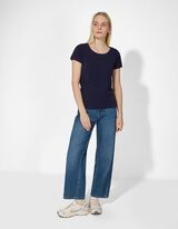 T-Shirt - Stretchanteil - dunkelblau