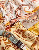 Top - Allover-Muster - orange