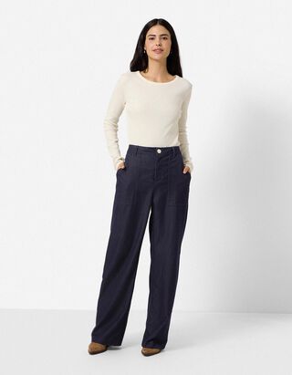Hose - Denim - Dunkelblau