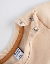 Melegítőfelső - Elülső zseb - bézs