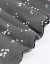 Haljina - Cvjetni uzorak - siva