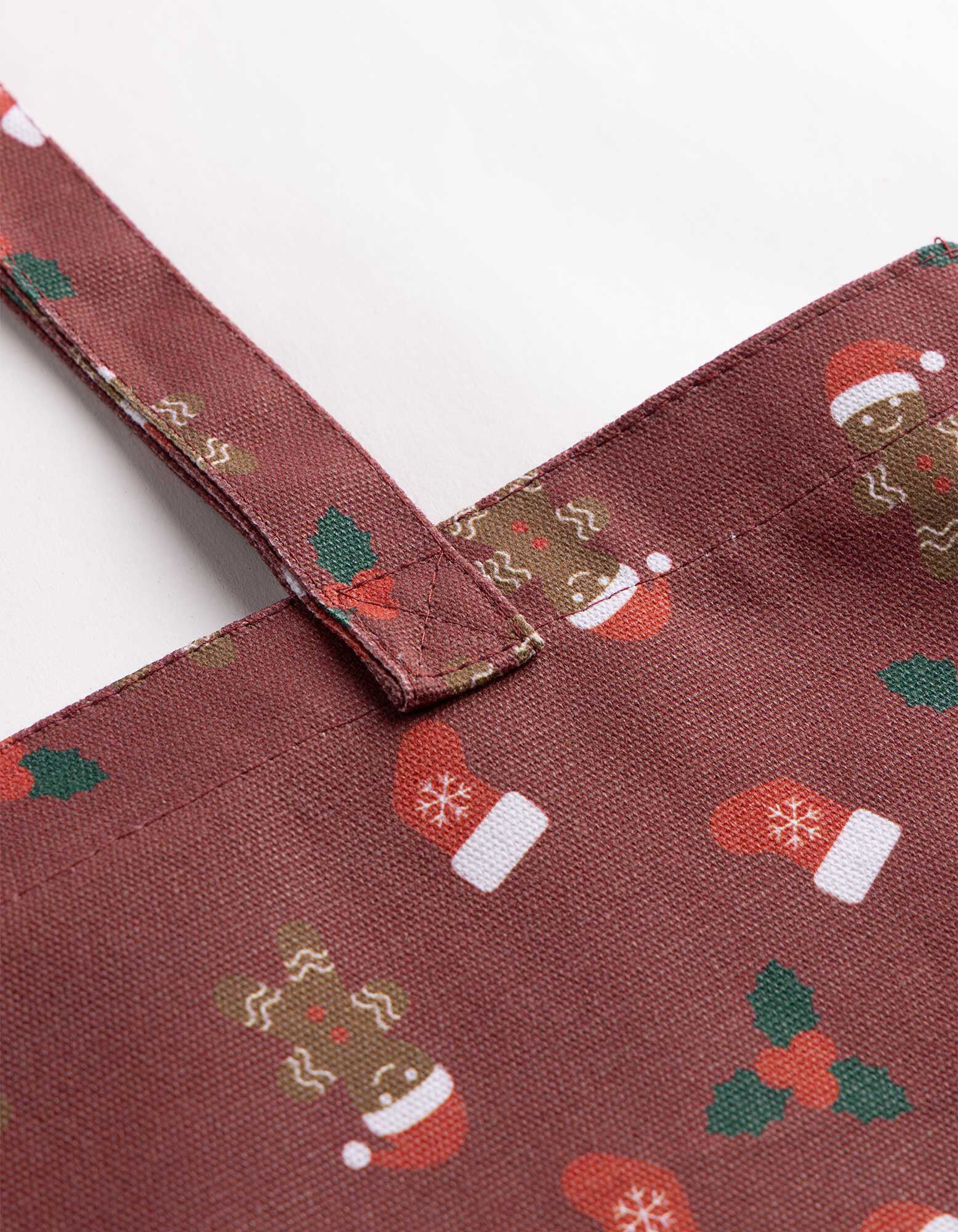 Beuteltasche - Christmas - Dunkelrot