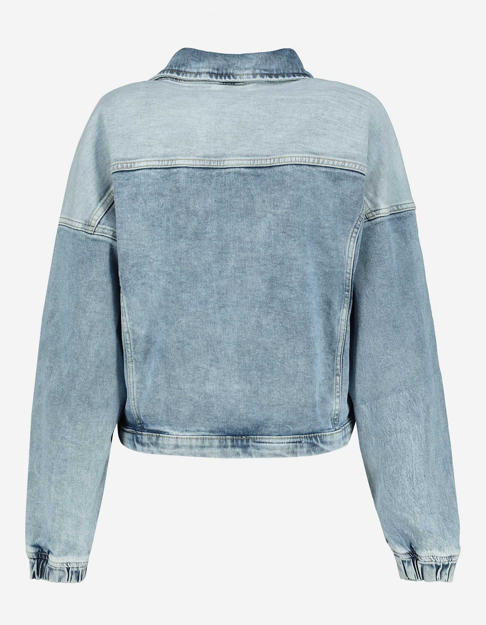 Jachetă din denim - Oversized Fit - Albastru deschis - Takko Fashion
