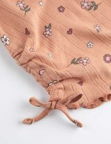 T-shirt - Allacciatura - marrone