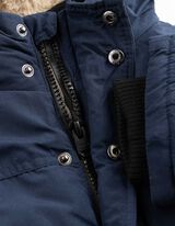 Parka - D&eacute;perlant - bleu fonc&eacute;