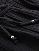 Shorts - Musselin - Schwarz