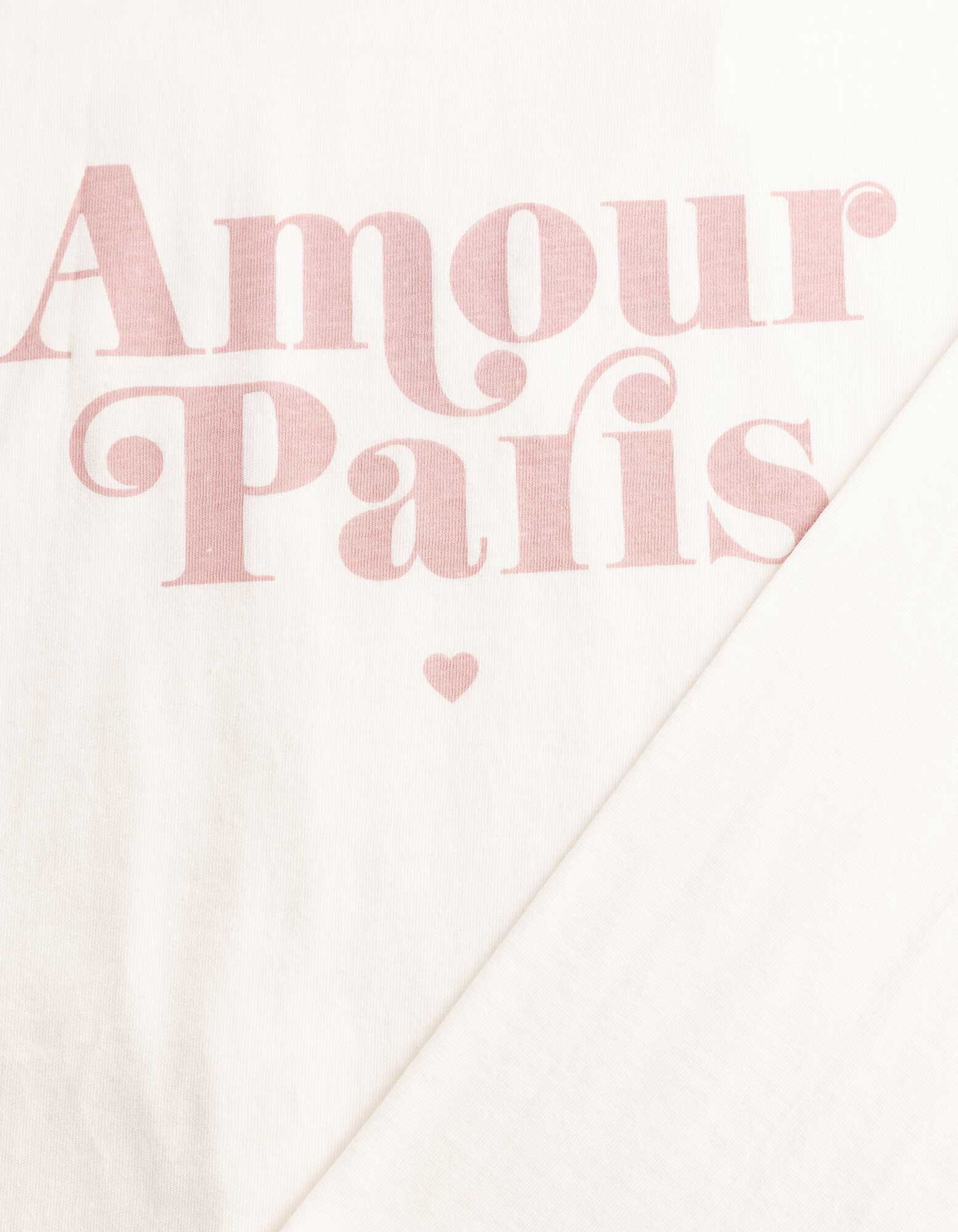Pyjamaoberteil - Print - Off-White