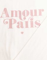Pyjamaoberteil - Print - Off-White