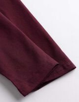 Leggings - einfarbig - Dunkelrot