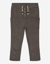 Pantaloni jogging - Buzunare patch - Maro